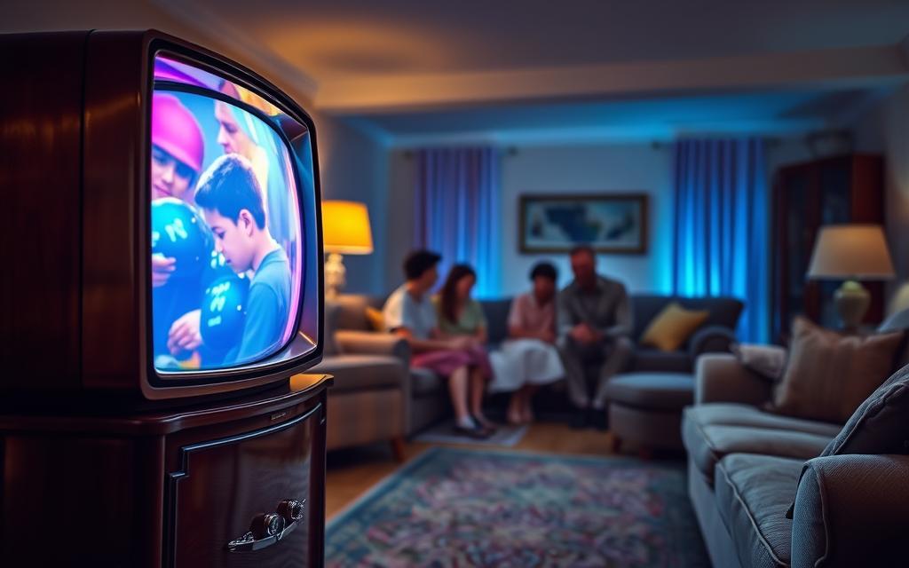 1950s colour television broadcast