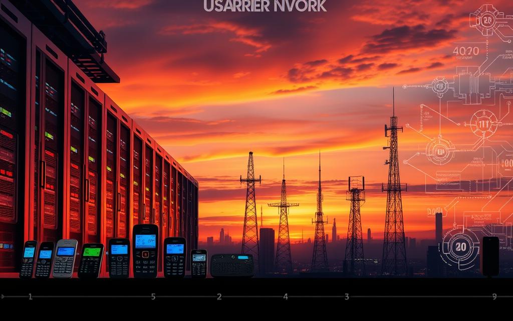 US carriers network technology history
